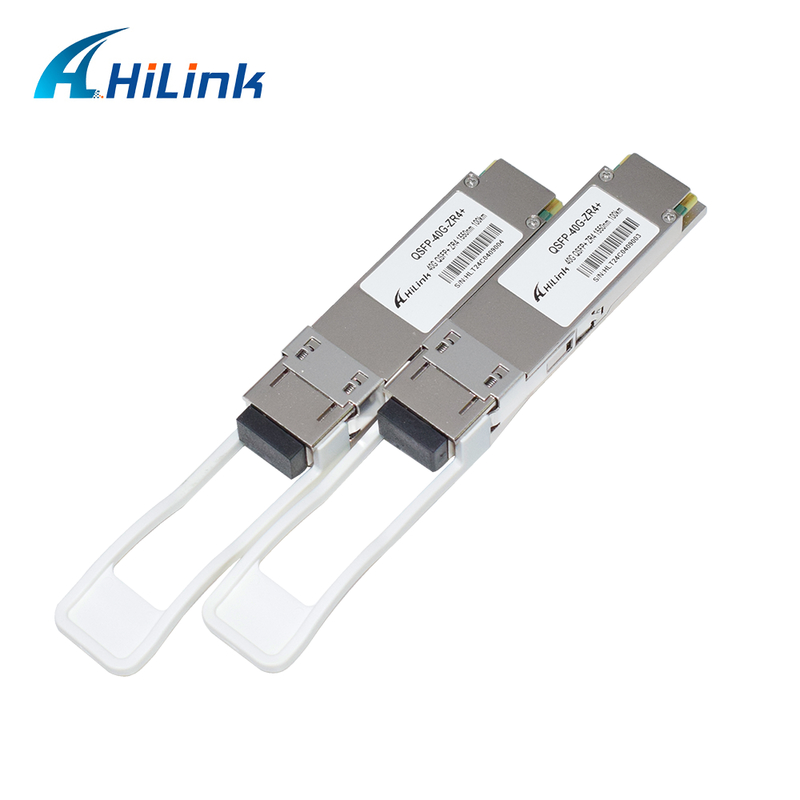 40Gb/s QSFP+ 100km Optik Alıcı-Verici Sıcak Takılabilir C Bandı EML APD Çift Yönlü LC Konnektör Tek Modlu DDM RoHS Uyumlu 40G Ethernet için