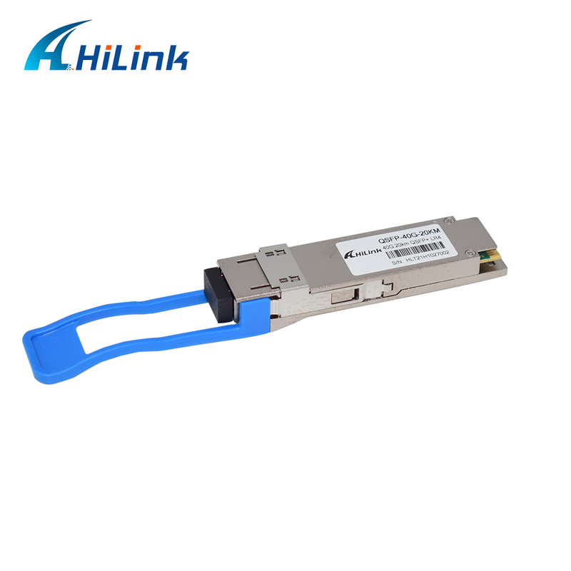 40Gb/s 20km QSFP+ Optik Alıcı, Dupleks LC Bağlayıcısı ve DDM ile sıvı bağlanabilir, 0°C'den 70°C'ye kadar çalışır
