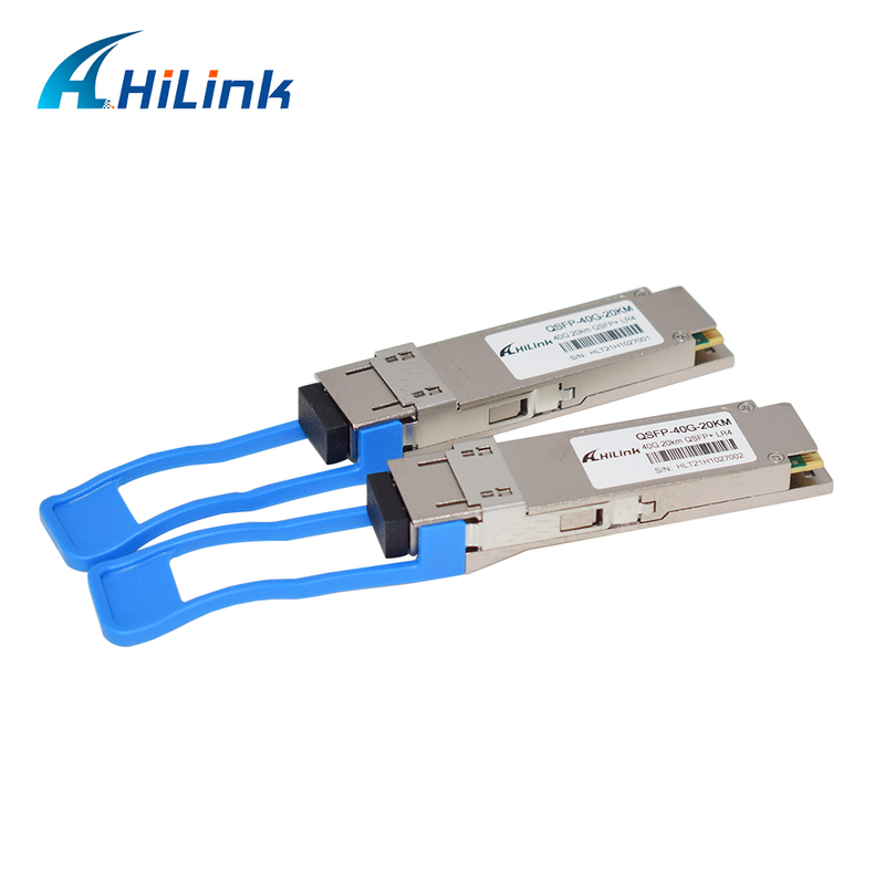 40Gb/s 20km QSFP+ Optik Alıcı, Dupleks LC Bağlayıcısı ve DDM ile sıvı bağlanabilir, 0°C'den 70°C'ye kadar çalışır