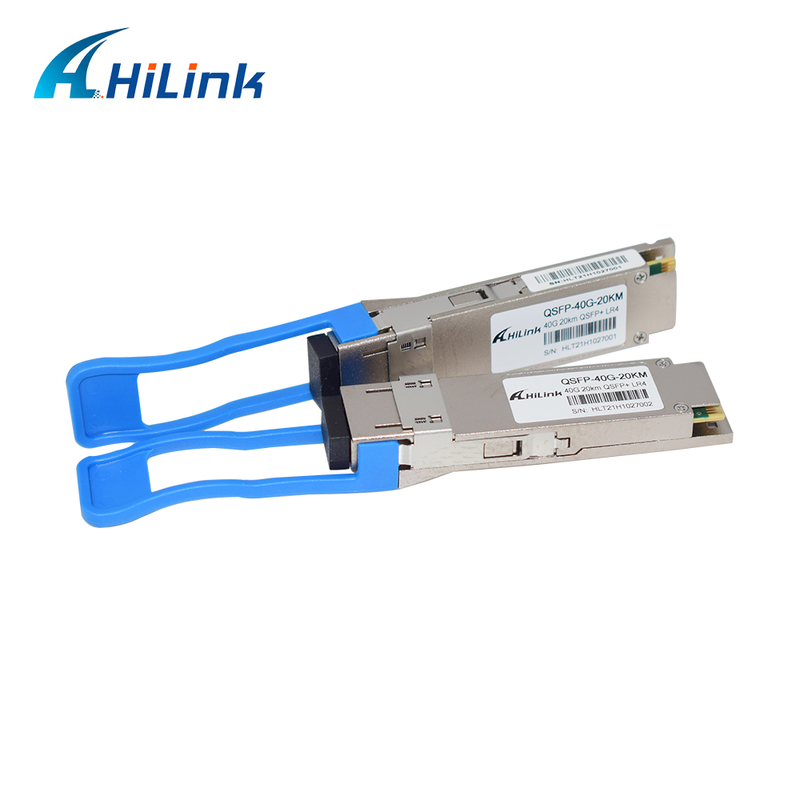 40Gb/s 20km QSFP+ Optik Alıcı, Dupleks LC Bağlayıcısı ve DDM ile sıvı bağlanabilir, 0°C'den 70°C'ye kadar çalışır