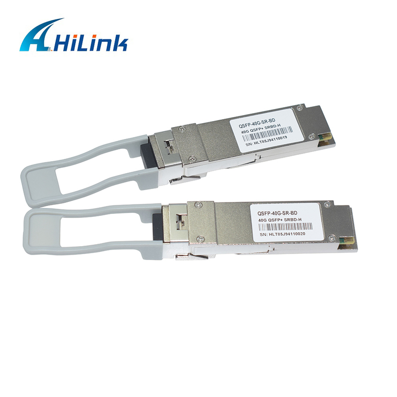 40Gb/s 100m QSFP+ Fiber Optic Module Bi-Di Duplex LC Hot Pluggable 850/900nm MMF