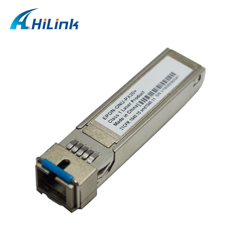 20KM Mesafe ve 0℃ ~ +70℃ Sıcaklık Aralığı için SC/UPC Soketli 1.25G EPON ONU SFP Alıcı-Verici