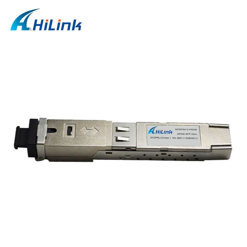 GPON ONU SFP Transceiver, 1310nm DFB Patlama Modu İleticisi ve 1490nm Super-TIA Alıcısı ile 20KM mesafe için