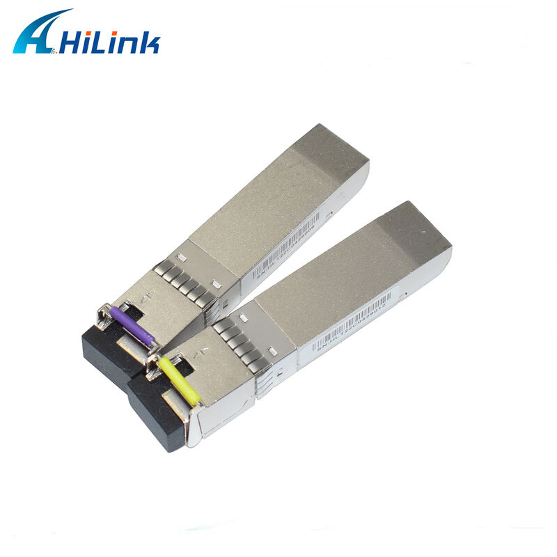25Gb/s SFP28 BIDI Transceiver 80km'lik erişim ve RoHS 6 Uyumlu Sıcak Bağlanabilir Tek LC DDM