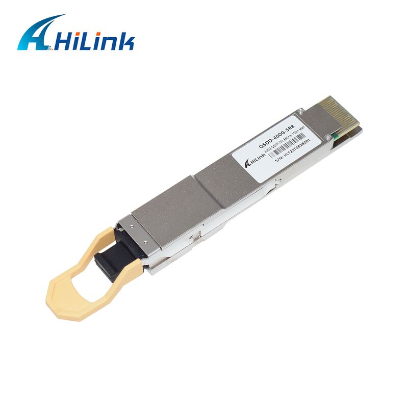 Hilink QSDD-400G-SR 400G QSFP56-DD SR8 Optik Alıcı-Verici, 400G Veri Hızı, 850nm Dalga Boyu ve 100m Mesafe