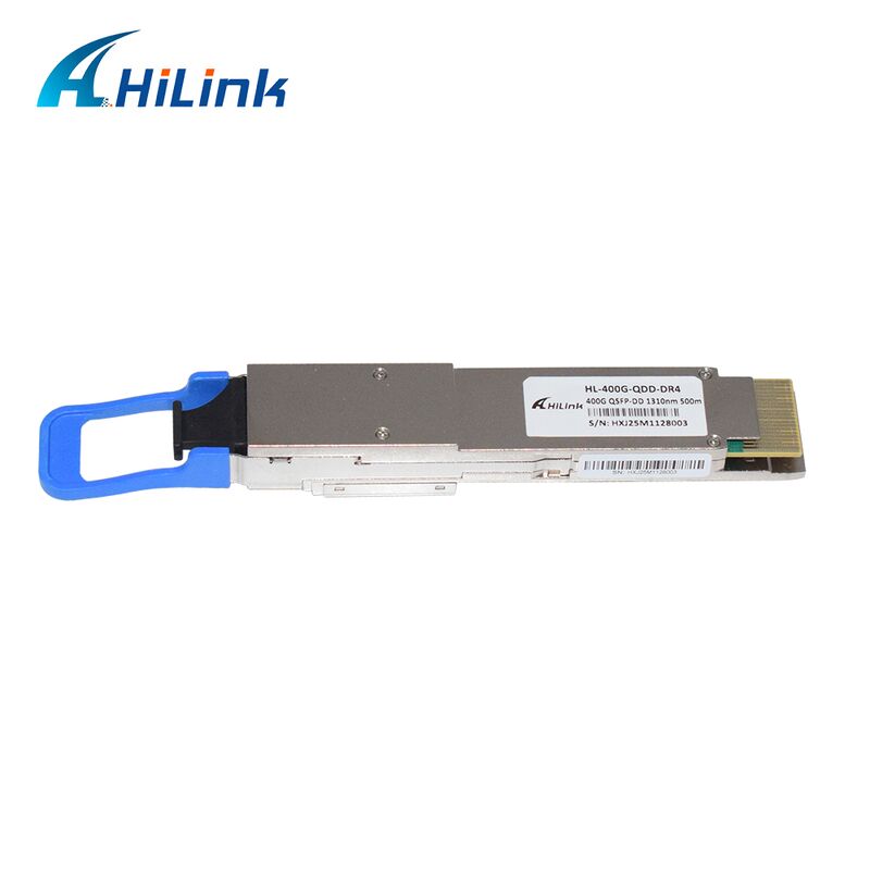 Hilink HL-400G-QDD-DR4 400Gb/s 500M QSFP-DD DR4 MPO-12 Optik Alıcı-Verici Modülü