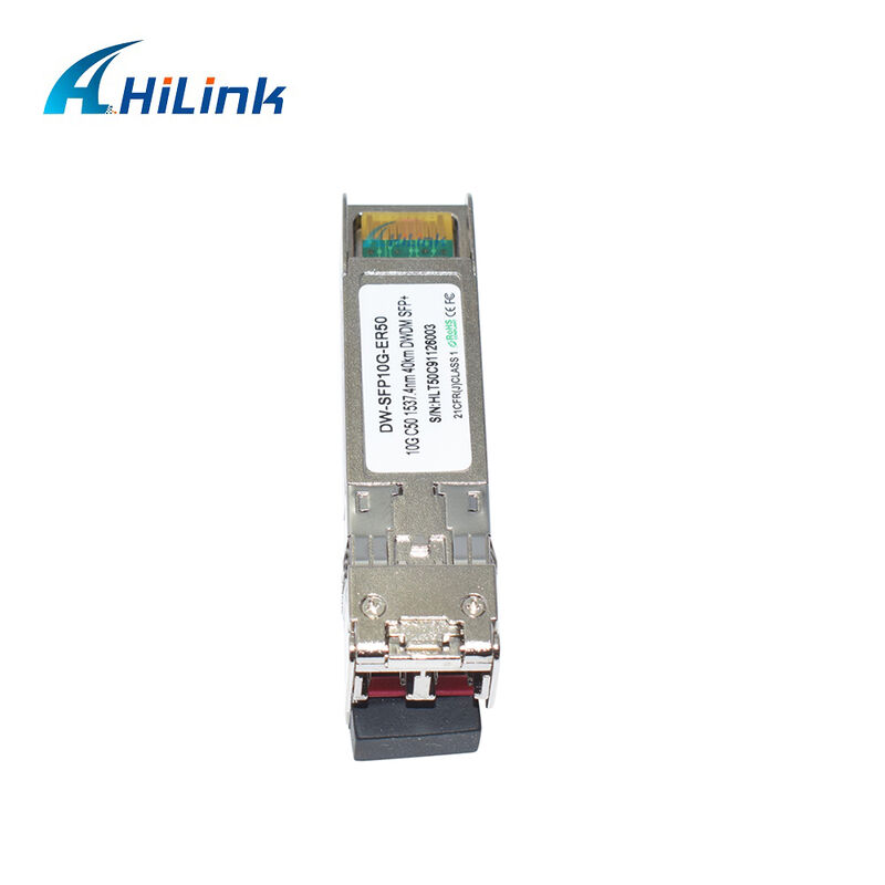 Hilink 10Gb SFP+ DWDM SFP 100GHZ CH17~61 Opsiyonel 40km Alıcı-Verici Optik Modül Dubleks LC Ticari Endüstriyel