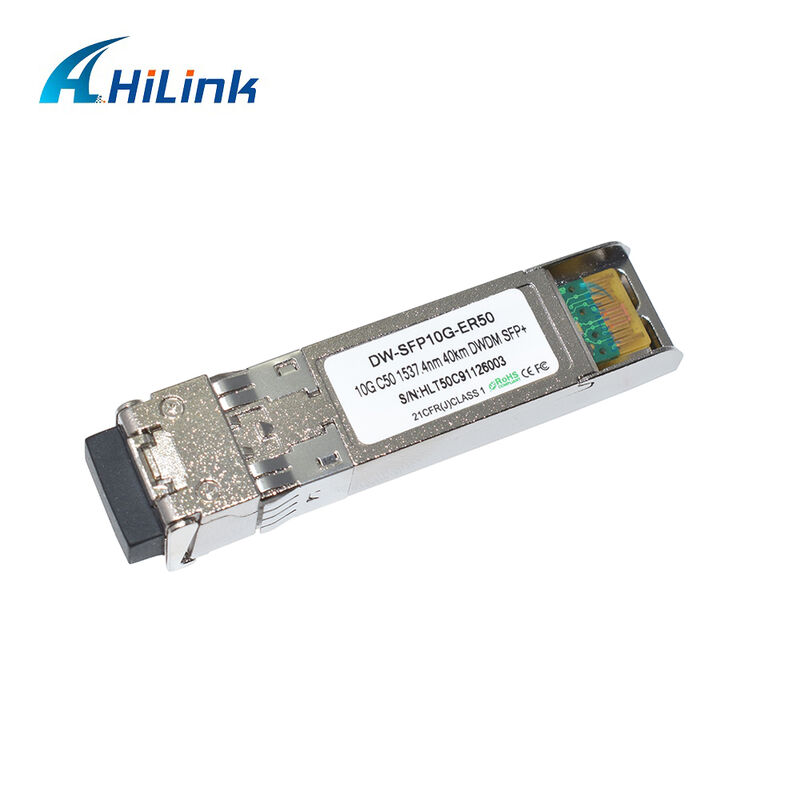 Hilink 10Gb SFP+ DWDM SFP 100GHZ CH17~61 Opsiyonel 40km Alıcı-Verici Optik Modül Dubleks LC Ticari Endüstriyel