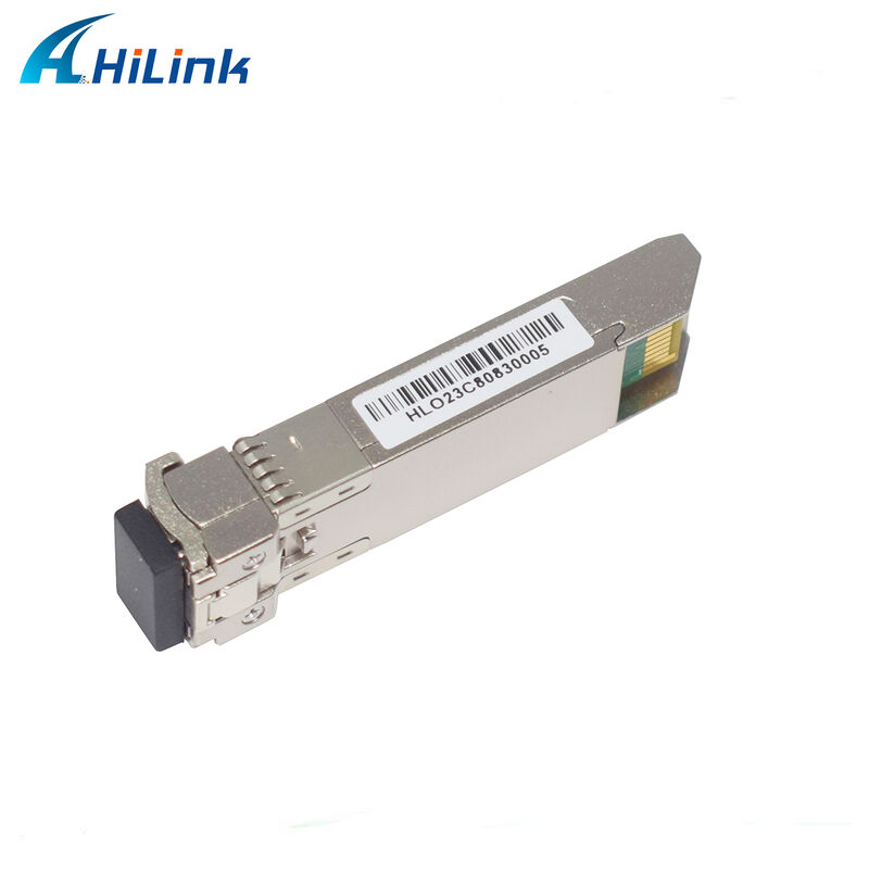 Hilink 10Gb SFP+ DWDM SFP 100GHZ CH17~61 İsteğe Bağlı 80km Alıcı-Verici Optik Modül Dupleks LC Ticari Endüstriyel