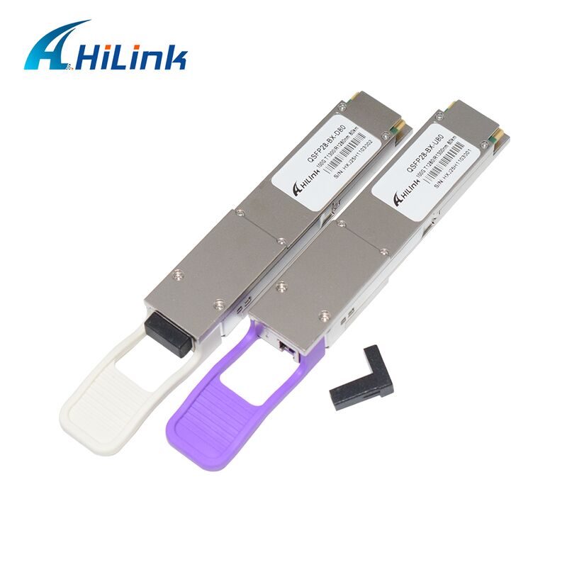 Hilink QSFP28-BX-U80/D80 80km Menzilli 100Gb/s BIDI Optik Alıcı-Verici Modülü 100G Ethernet için