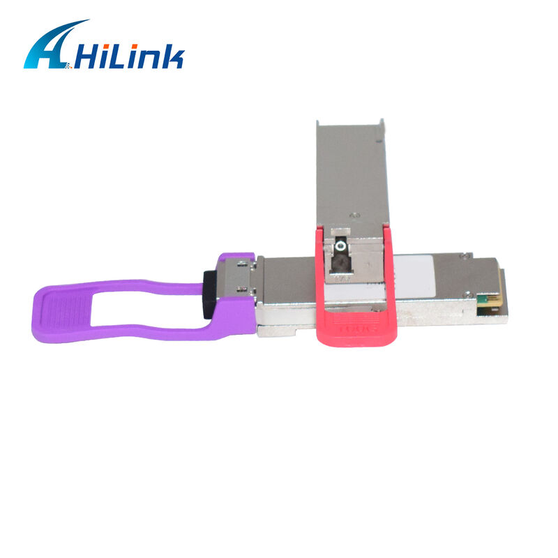 Hilink HL-QSFP28-100G-UD-20 100Gb/s 20km QSFP28 BIDI LR1 Optik Alıcı-Verici Modülü, Sıcak Takılabilir LC Konnektörlü