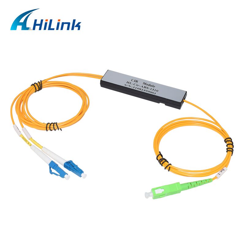 HL-Cir-1310 3 Portlu Dönüştürücü Port1&Port3-LC/UPC Port2-SC/APC Verita Merkezi için ABS Kutusu