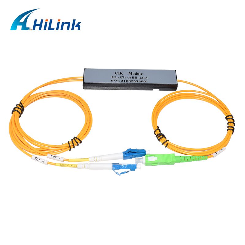 HL-Cir-1310 3 Portlu Dönüştürücü Port1&Port3-LC/UPC Port2-SC/APC Verita Merkezi için ABS Kutusu