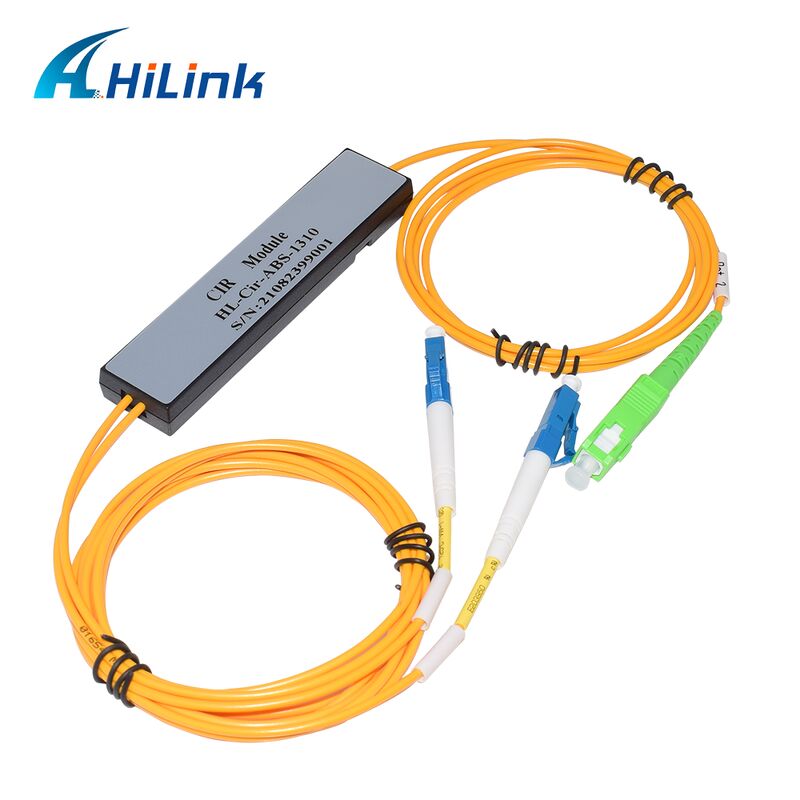 HL-Cir-1310 3 Portlu Dönüştürücü Port1&Port3-LC/UPC Port2-SC/APC Verita Merkezi için ABS Kutusu