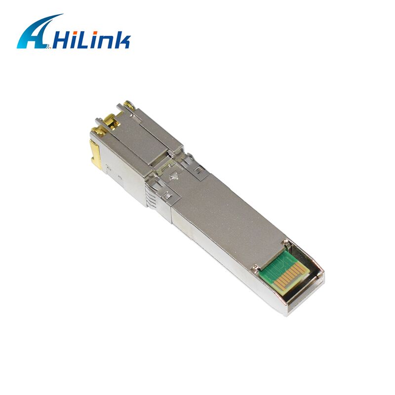 Hilink 10G Veri Hızı SFP+ Alıcı-Verici, 30M/80M Mesafe ve RoHS Uyumlu 10GBASE-T Bakır Modül