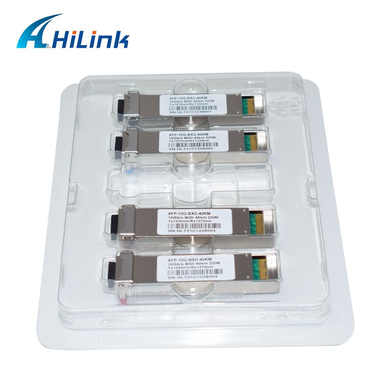 10Gb/s XFP Bi-Directional Transceiver 40km Reach TX1270/1330nm RX1330/1270nm RoHS Compliant