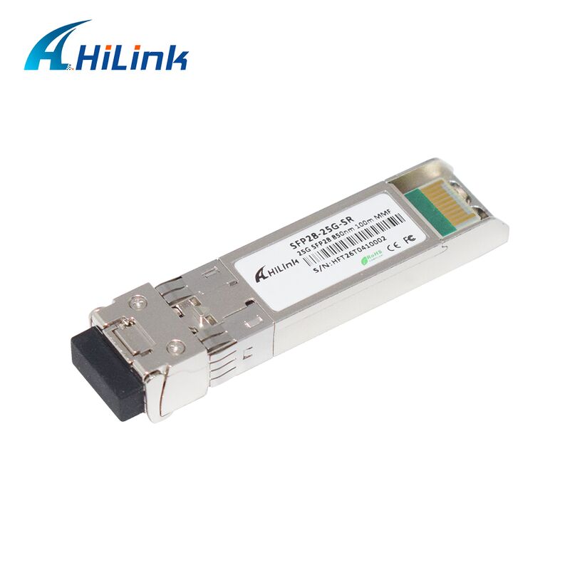 HL-SFP28-25G-SR 25G SFP28 SR Çift LC Alıcısı 25Gbps Veri Hızı 100m Uzaklık ve 850nm Dalga Uzunluğu