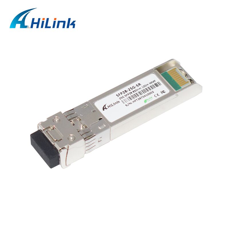 HL-SFP28-25G-SR 25G SFP28 SR Çift LC Alıcısı 25Gbps Veri Hızı 100m Uzaklık ve 850nm Dalga Uzunluğu