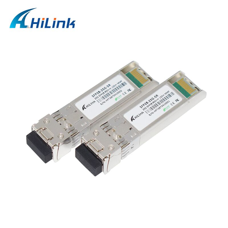 HL-SFP28-25G-SR 25G SFP28 SR Çift LC Alıcısı 25Gbps Veri Hızı 100m Uzaklık ve 850nm Dalga Uzunluğu