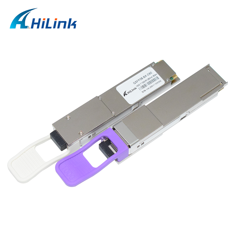Hilink QSFP28-BX 100Gb/s 80Km Yüksek Hızlı Veri İletişiminde BIDI Optik Alıcı Modülü