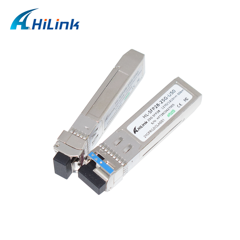 25 Gb/s 50Km SFP28 BIDI Alıcı-Vericiler APD+PIN LC Konektörü SFP28 Optik Modül DOM