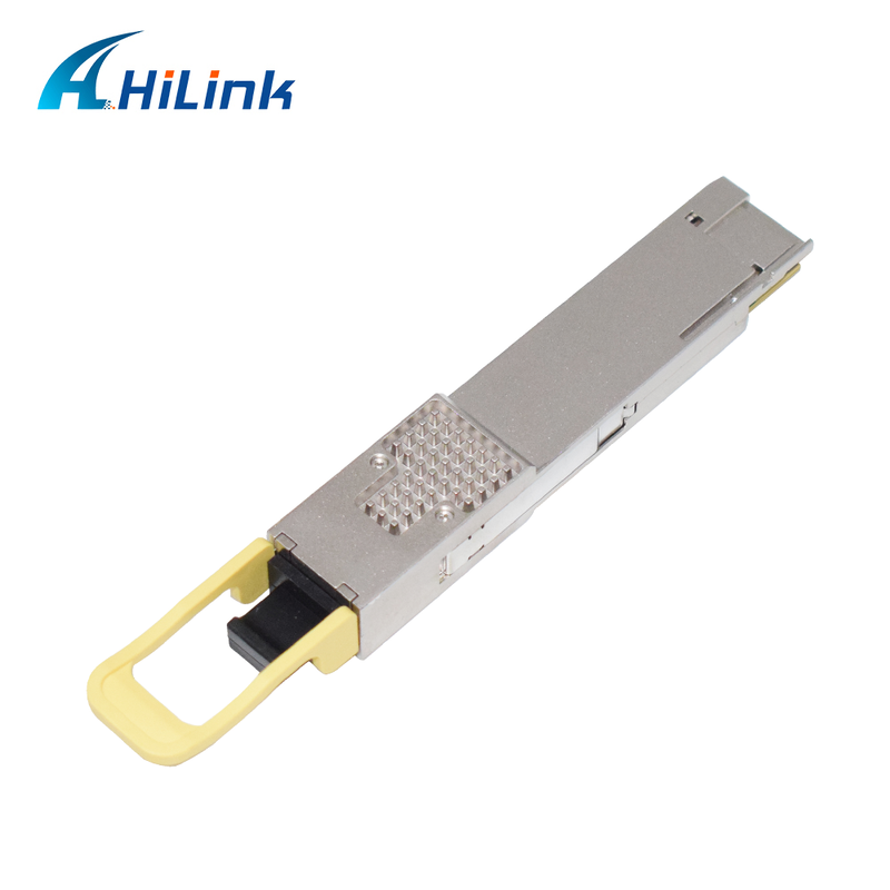Hilink Uyumlu 400G QSFP-DD SR4 Optik Modül, 100m İletim için MPO-12 Konnektörlü
