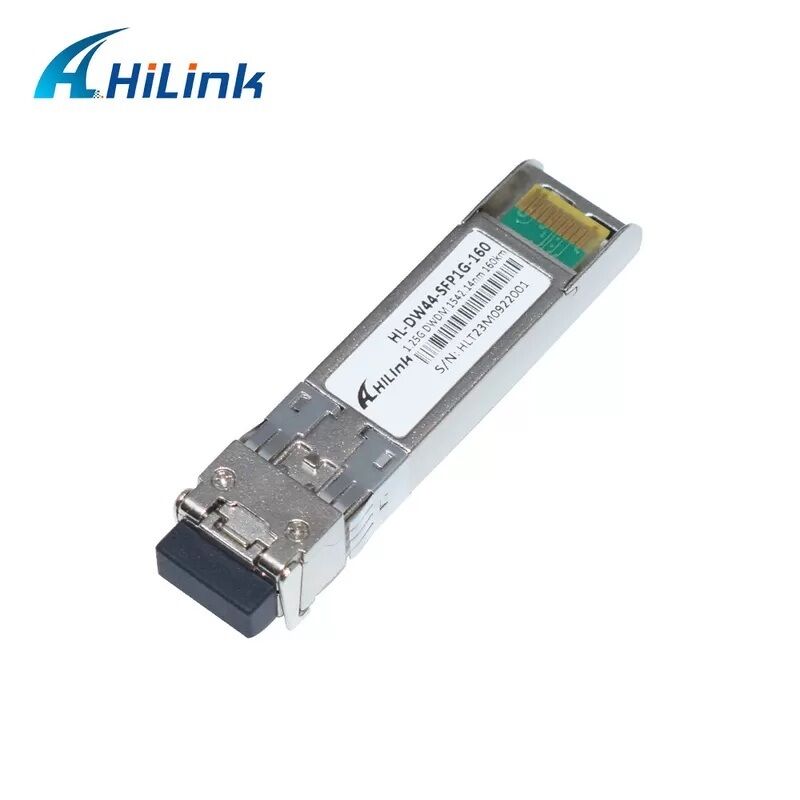 Hilink uyumlu 1.25G DWDM SFP Optik Alıcı Dupleks LC Bağlantısı ile 40km/80km/120km/160km mesafe için