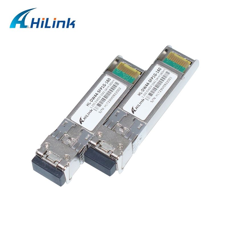 Hilink uyumlu 1.25G DWDM SFP Optik Alıcı Dupleks LC Bağlantısı ile 40km/80km/120km/160km mesafe için