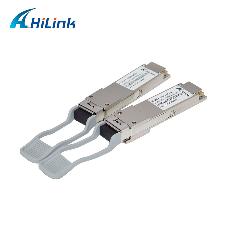 100GBASE-SR Optik Alıcı-Verici Modülü Çift Yönlü QSFP28 850nm 100m DOM Dubleks LC MMF
