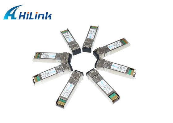 Dubleks LC Konnektör Optik Modül 10G Taban SFP+ DWDM 80KM 100GHZ CH17-CH61