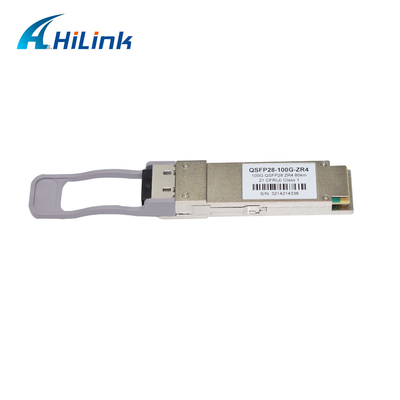 80km 1310nm SMF Dubleks LC QSFP Gbic Optik Alıcı-Verici Modülü QSFP28 100G ZR4 DOM