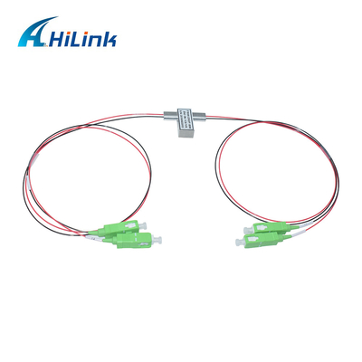 2X2F Tek Modlu 1260-1620nm Mekanik Optik Anahtar 3V/5V Kilitlemeli/Mandallamasız