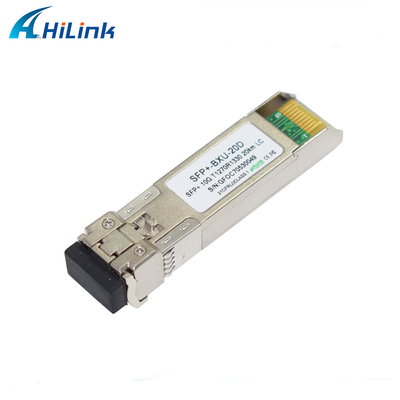 10G BIDI 20KM Çift Yönlü SFP+ Telsiz Modülü WDM SMF 1270nm/1330nm LC DOM