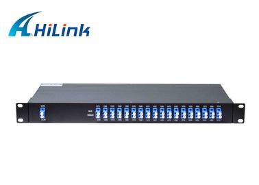 18 Kanal CWDM Mux Demux Modülü Çift Yönlü Fiber 1270-1610nm LC / UPC 20nm Çoklayıcı