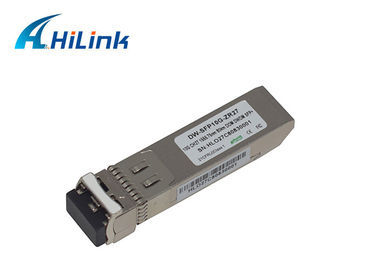 Hilink 10G DWDM 40 / 80km C21-C60 SFP + DWDM ekipmanları için Optik Modül