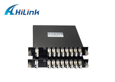 LGX Kutu Çoklayıcı Demultiplexer Optik Mux Demux 1x8ch Çift Fiber Yüksek İzolasyon