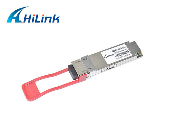 QSFP+ 40KM 40G ER4 Optik Alıcı-Verici Modülü 1270nm SMF LC